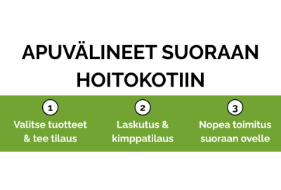 Apuvälineiden tilaus vaivattomasti