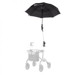 Aurinko- ja sateenvarjo teline rollaattoriin