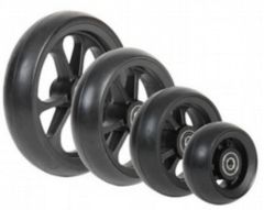 Kuitupyörät kumirenkaalla