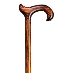 Liekitetty pyökki kävelykeppi