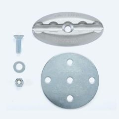 Ovaalit lattiakiinnikkeet